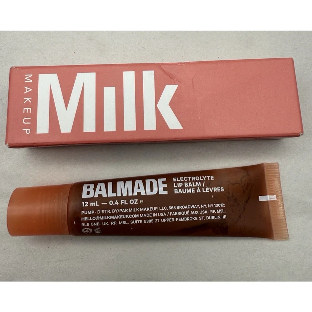 Milk Makeup Balmade Electrolyte Lip Balm~Pump~NIB~0.4 FL Oz *READ...